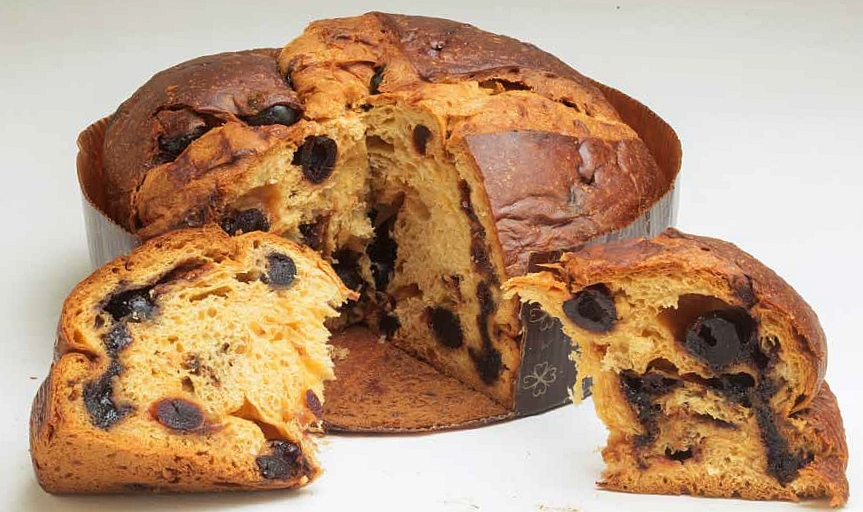 Panettone with Balsamic Glaze & SOUR CHERRIES 750g - 2