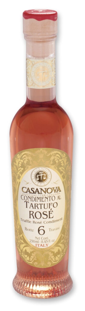 Anfora Romana Vintage Condiment Balsamique Rosé à la Truffe 250 ml Casanova, bouteille.