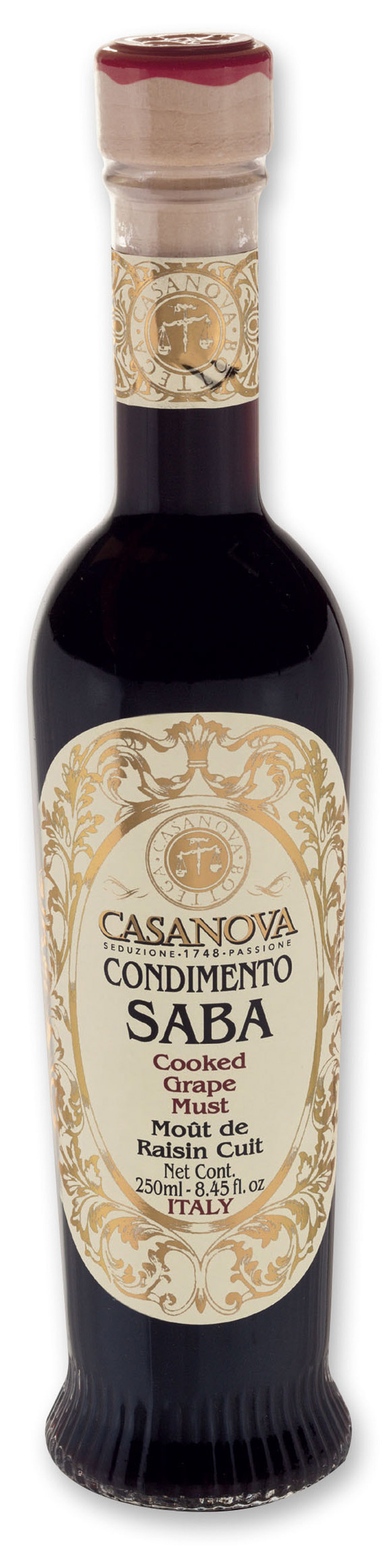 Anfora Romana Vintage SABA (Cooked grape must) 250 ml Casanova, bottle.