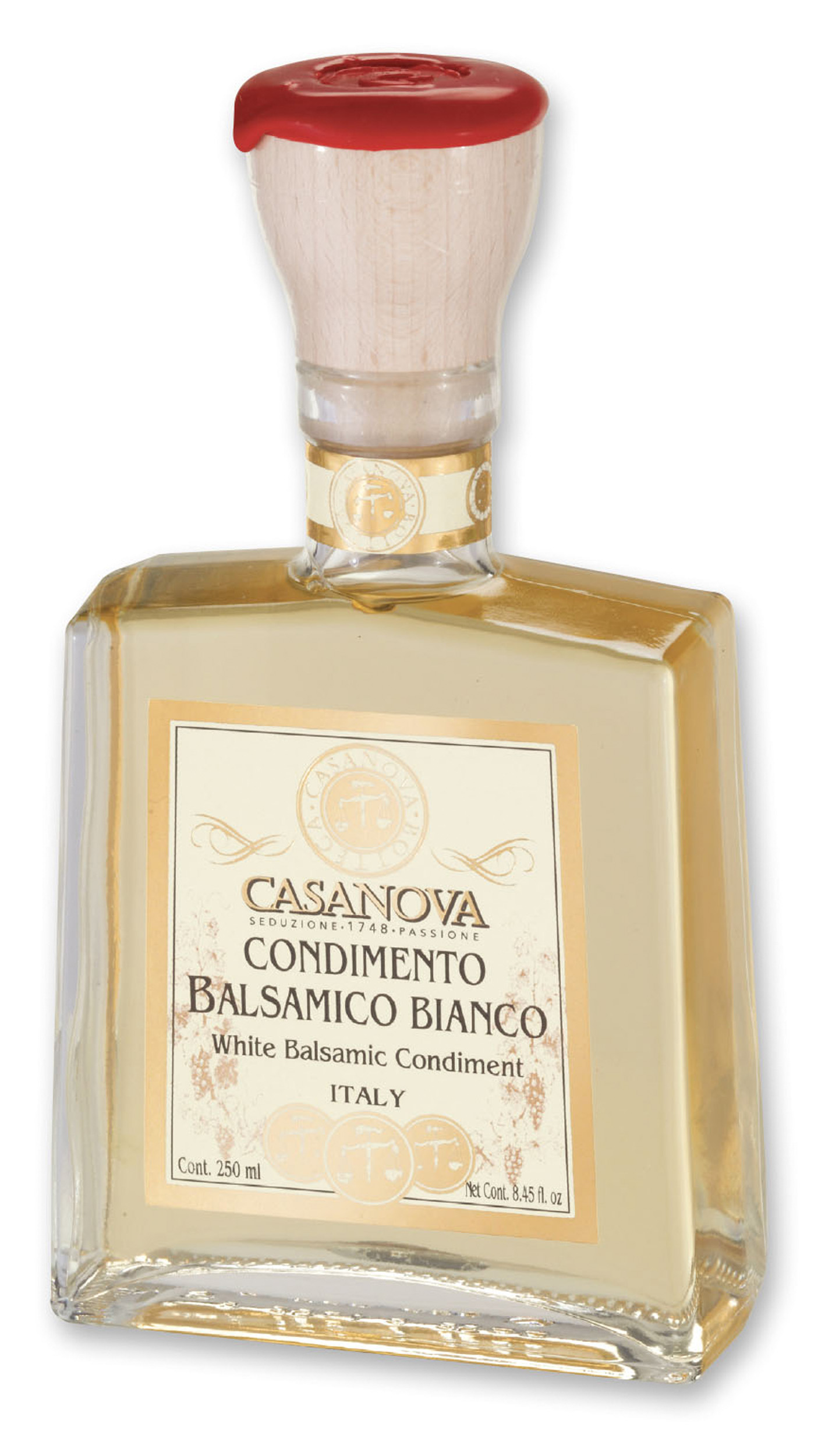 Bella Ramona Condimento Balsamico Bianco 250 ml Casanova, bottiglia.