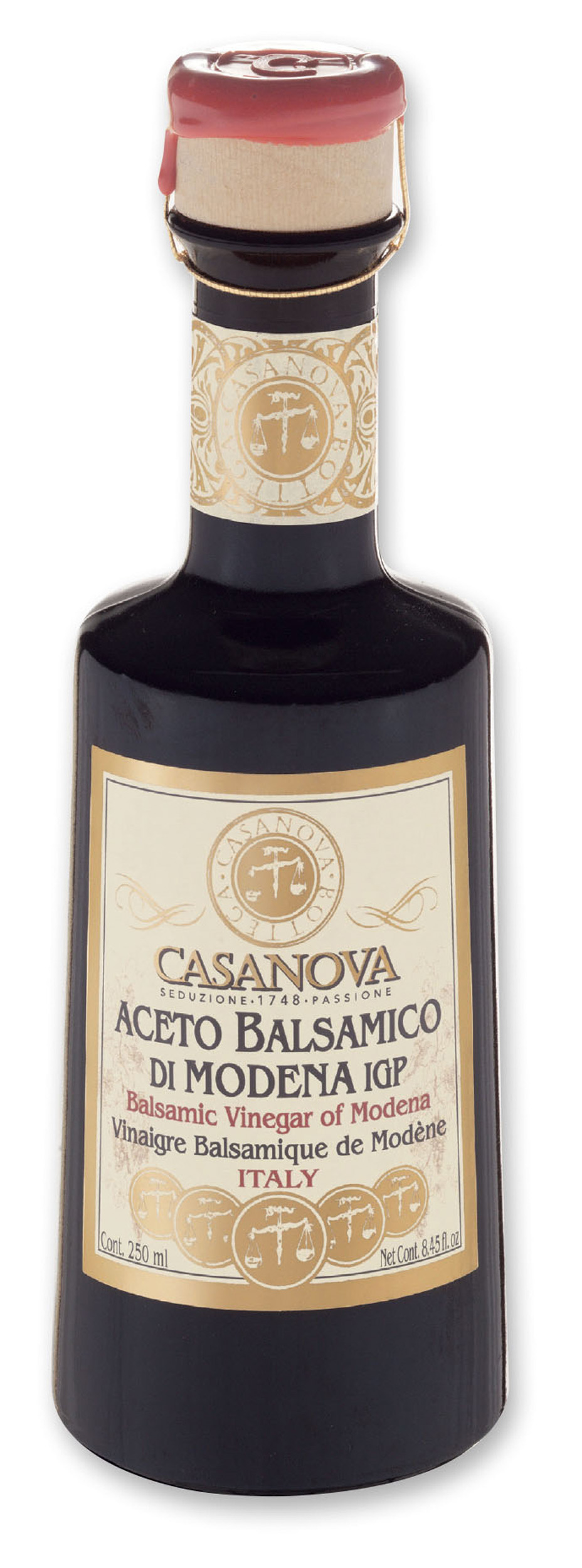 Classic Aceto Balsamico di Modena IGP Qualità 10 250 ml Casanova, bottiglia.