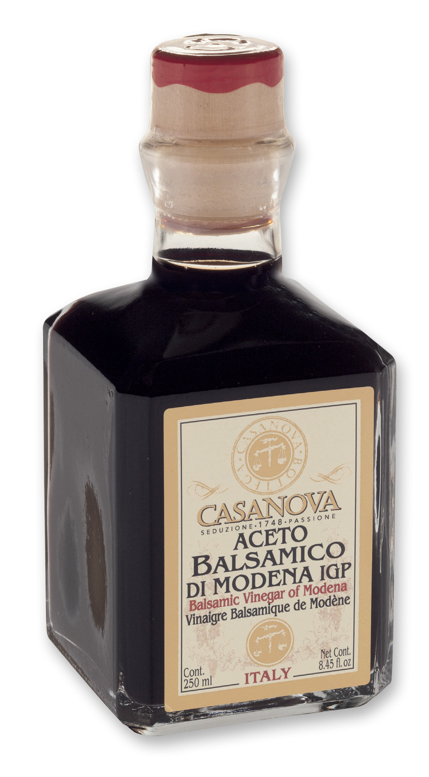 Classic Aceto Balsamico di Modena IGP Qualità 3 250 ml Casanova, bottiglia.
