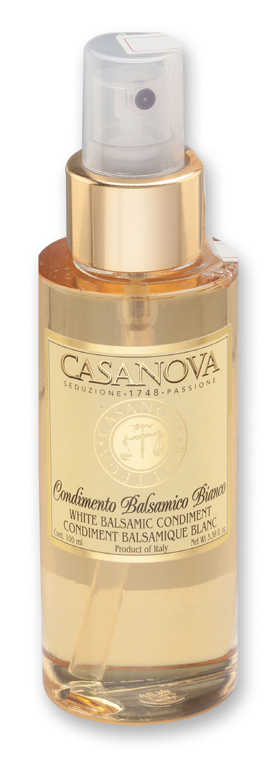 Condimento Balsamico Bianco Spray 100 ml Casanova, bottiglia spray.