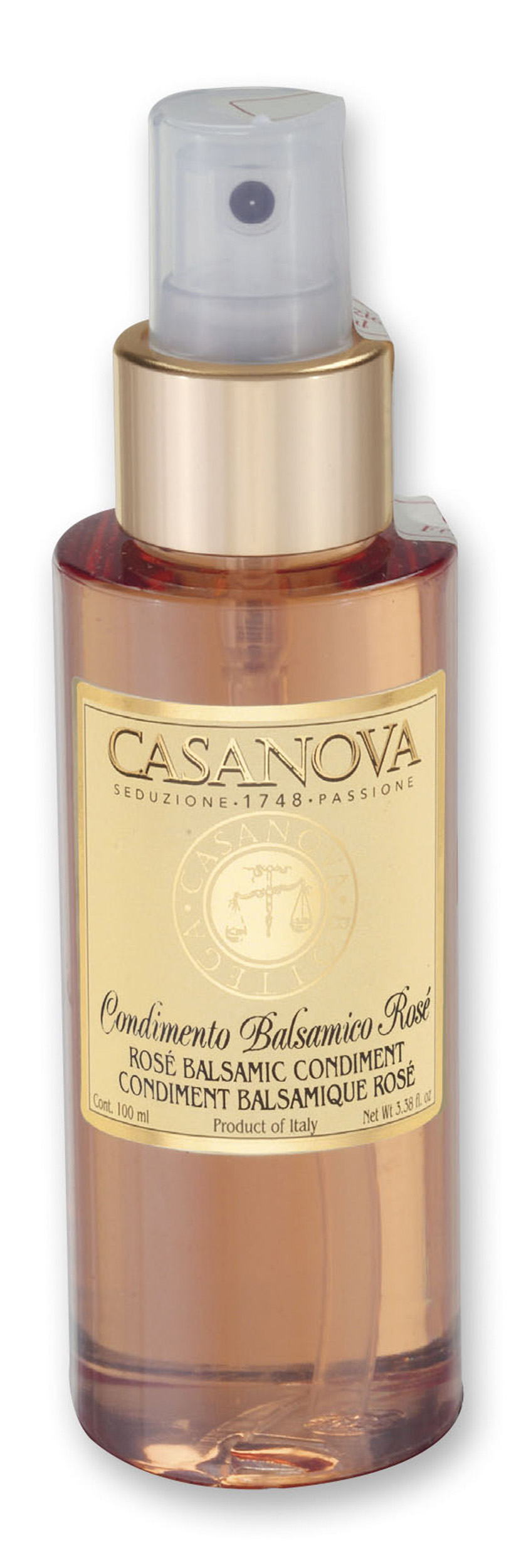 Condimento Balsamico Rosé Spray 100 ml Casanova, bottiglia spray.