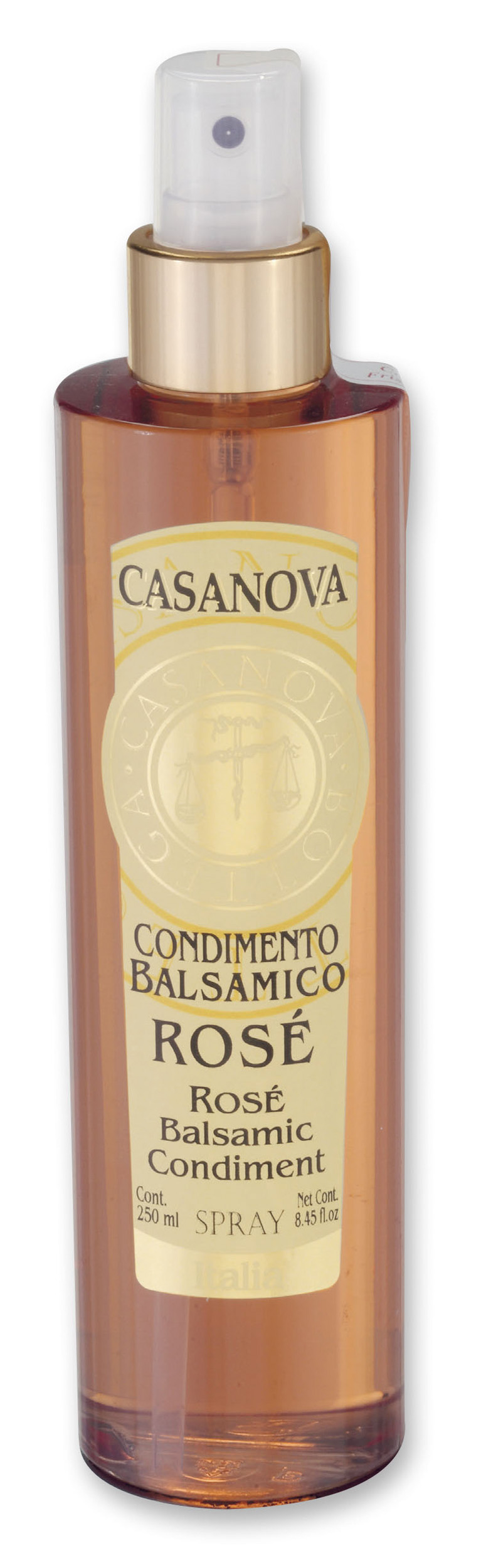 Condimento Balsamico Rosé Spray 250 ml Casanova, bottiglia spray.