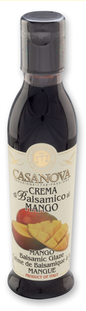 Mango Balsamic Glaze 220 ml Casanova, bottle.