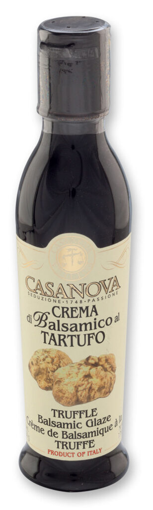Truffle Balsamic Glaze 220 ml Casanova, bottle.