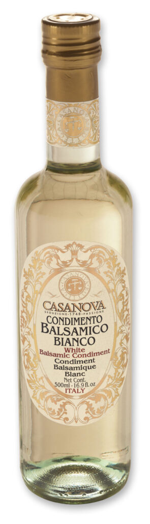 Gastronomy Condiment Balsamique Blanc 500 ml Casanova, bouteille.