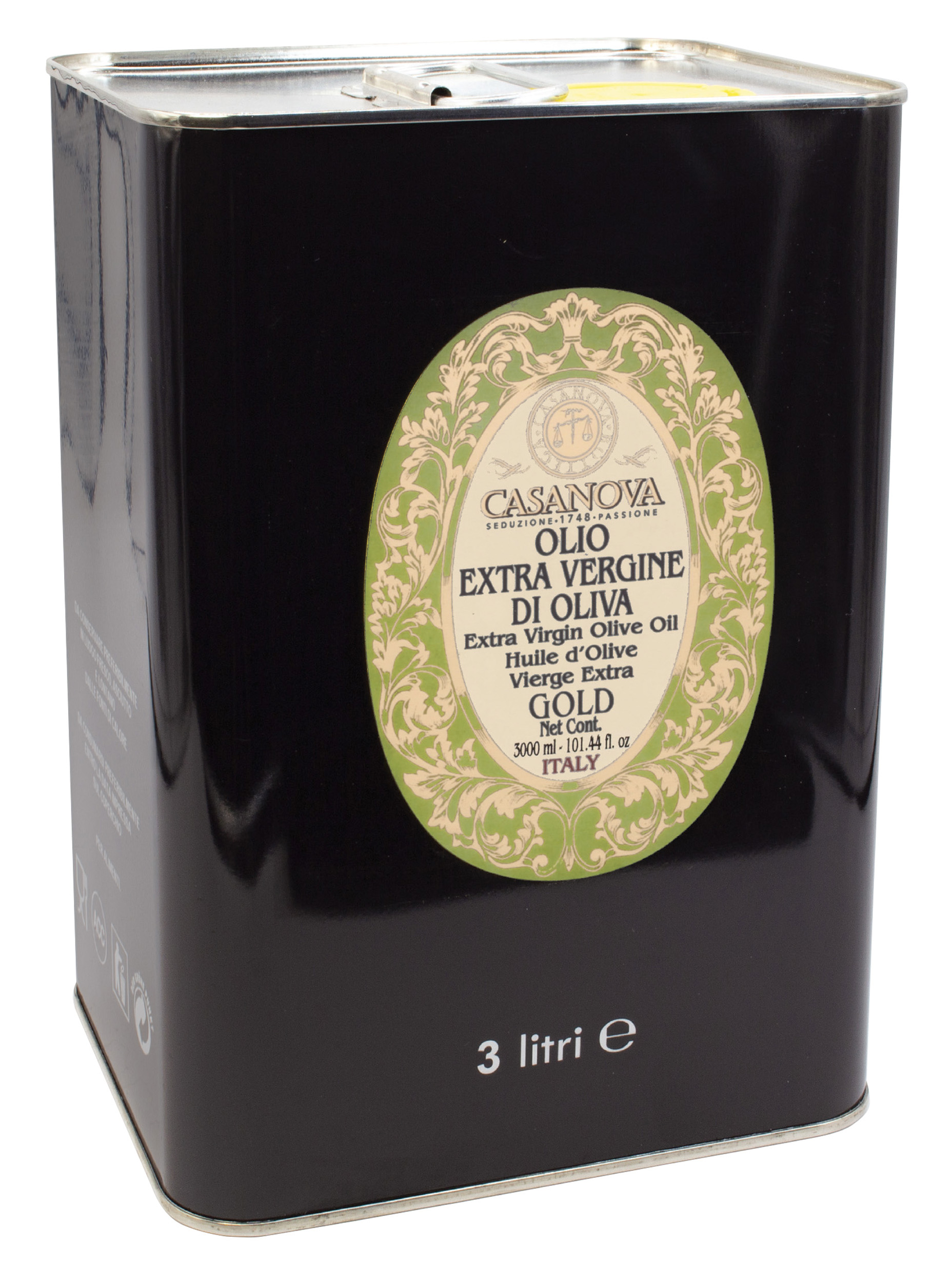 Extra Virgin Olive Oil 3 L Casanova, tin.