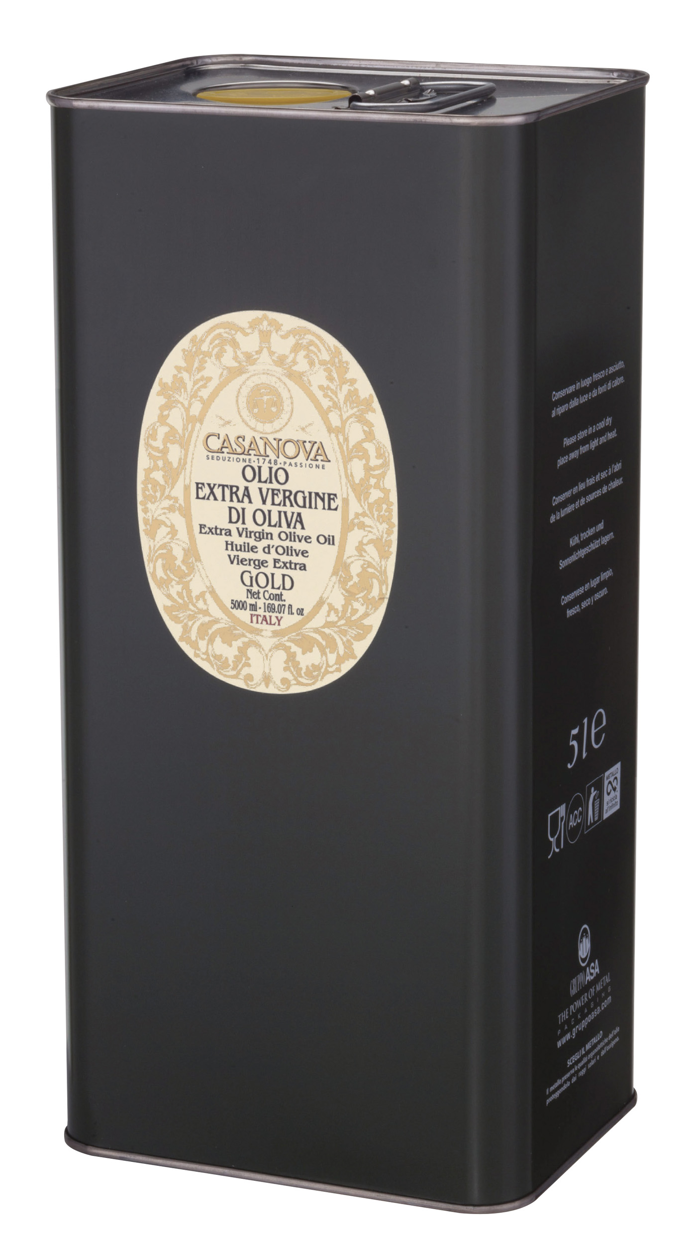 Extra Virgin Olive Oil 5 L Casanova, tin.