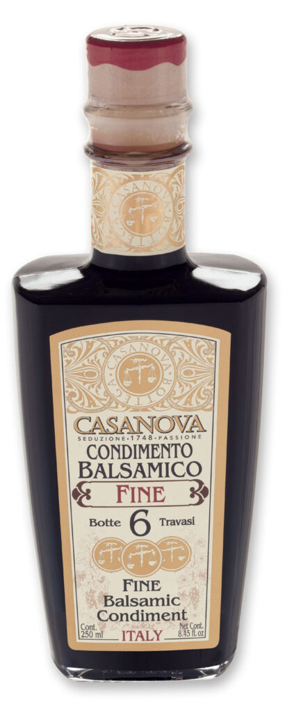 Regina Balsamic Condiment Fine Quality 6 250 ml Casanova, bottle.