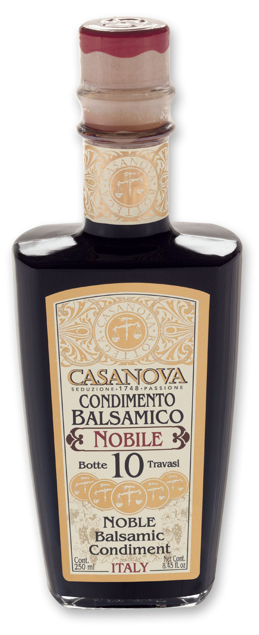 Regina Condimento Balsamico Nobile Qualità 10 250 ml Casanova, bottiglia.